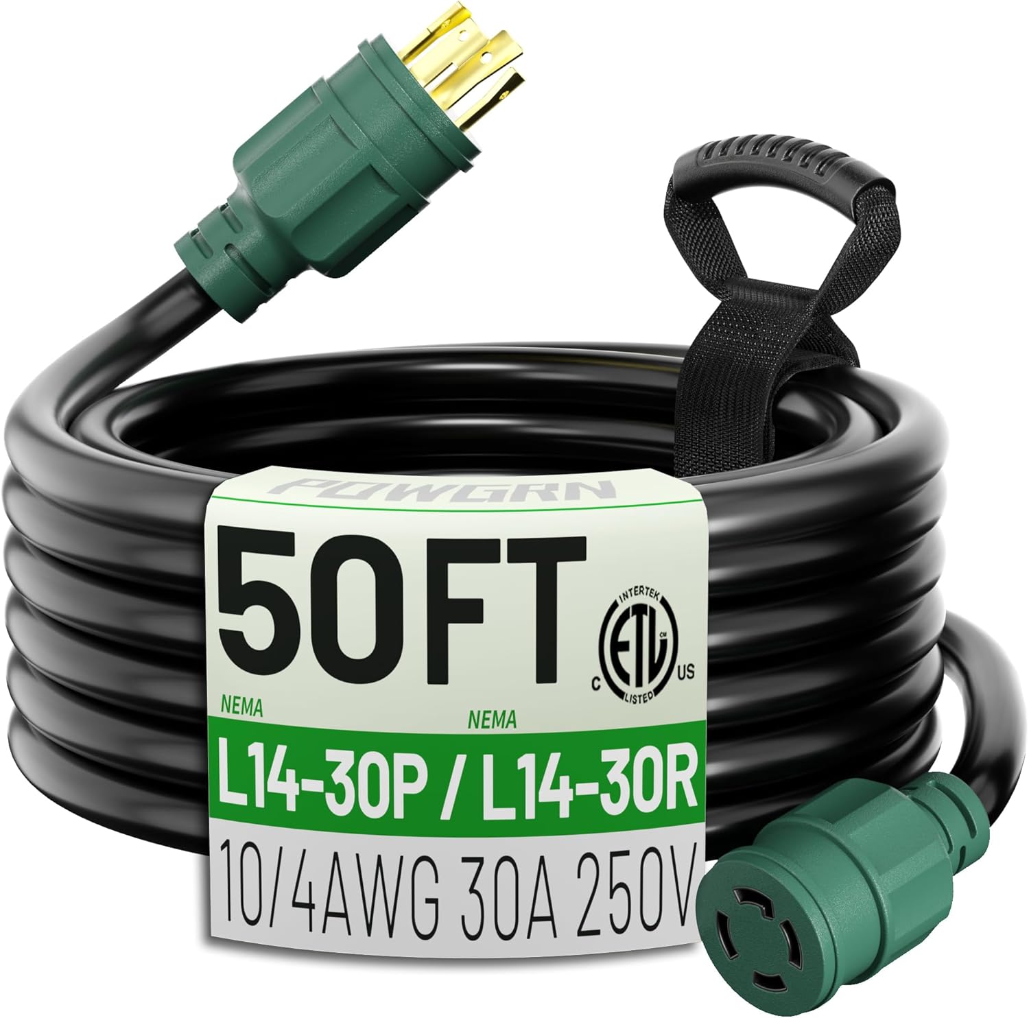 50 FT 30 Amp Generator Extension Cord for Reliable Power Supply