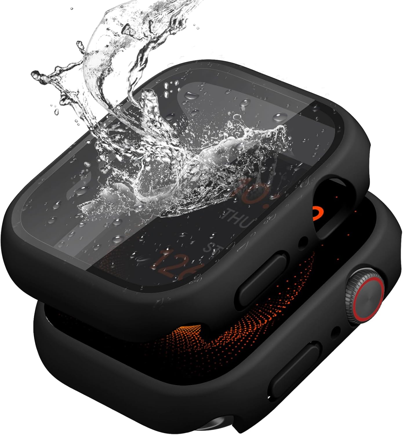 Shockproof Black iWatch Case | 2 Pack