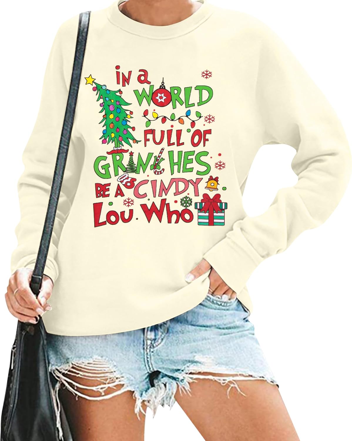 Cozy Christmas Vibes: KIMSOONG Cindy Lou Who Sweatshirt