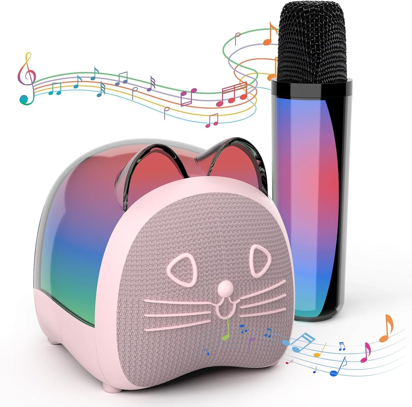 Wireless Karaoke Fun for Kids - Bluetooth Speaker & Mic Set