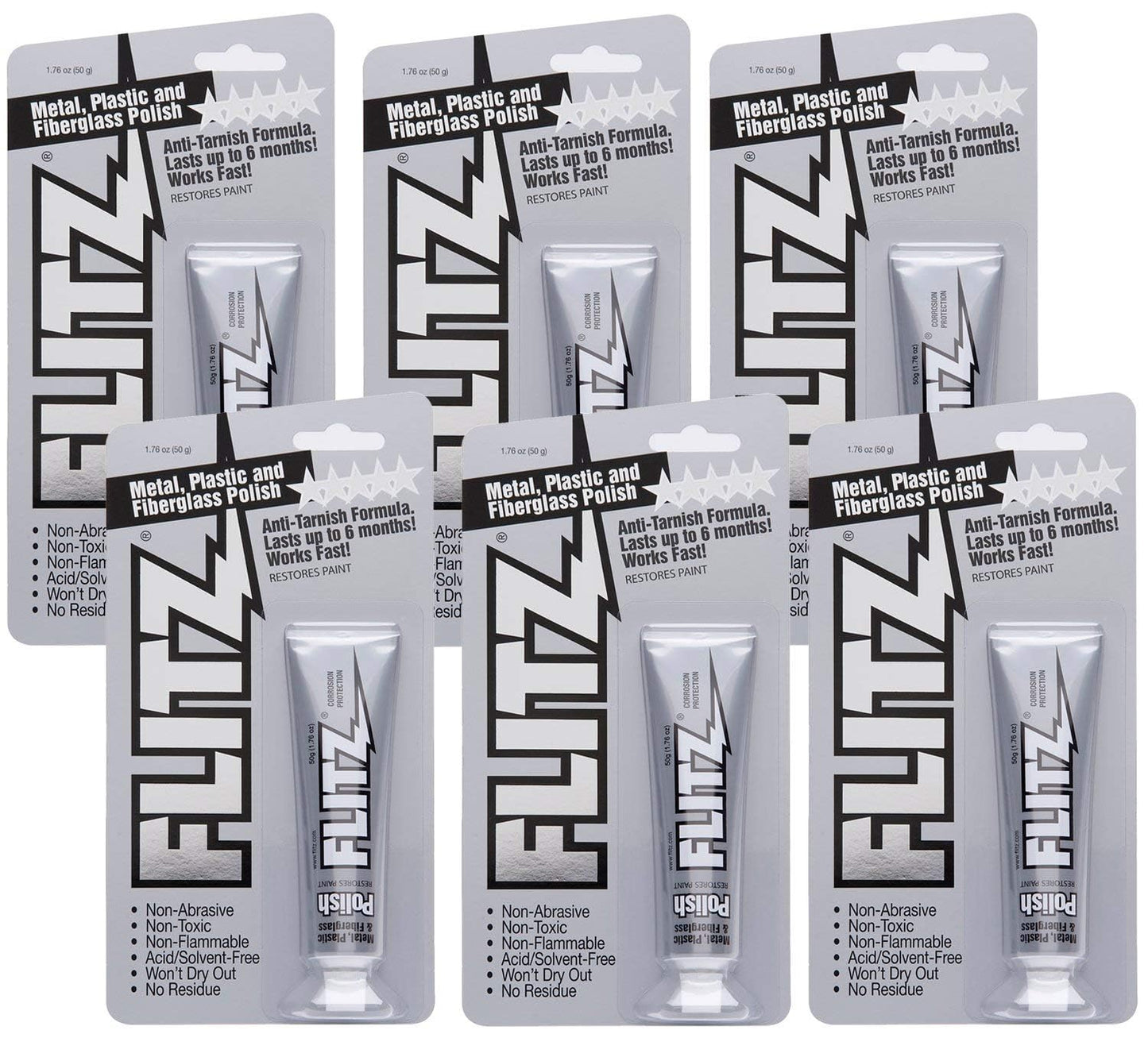 Flitz Multi-Purpose Metal Polish Paste for Chrome & Stainless Steel