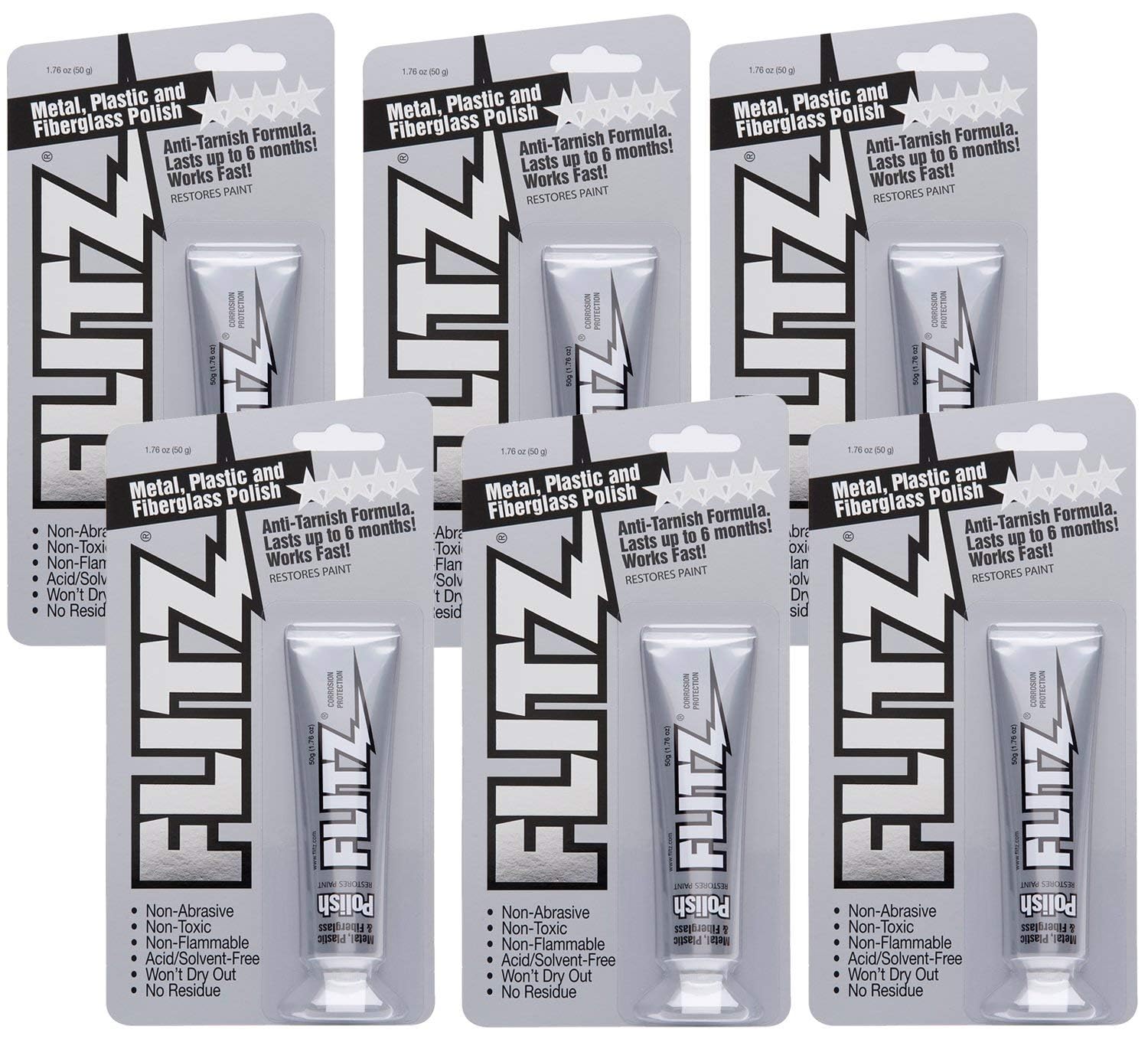 Flitz Multi-Purpose Metal Polish Paste for Chrome & Stainless Steel