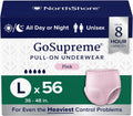 NorthShore GoSupreme Overnight Incontinence Underwear Large - Reliable