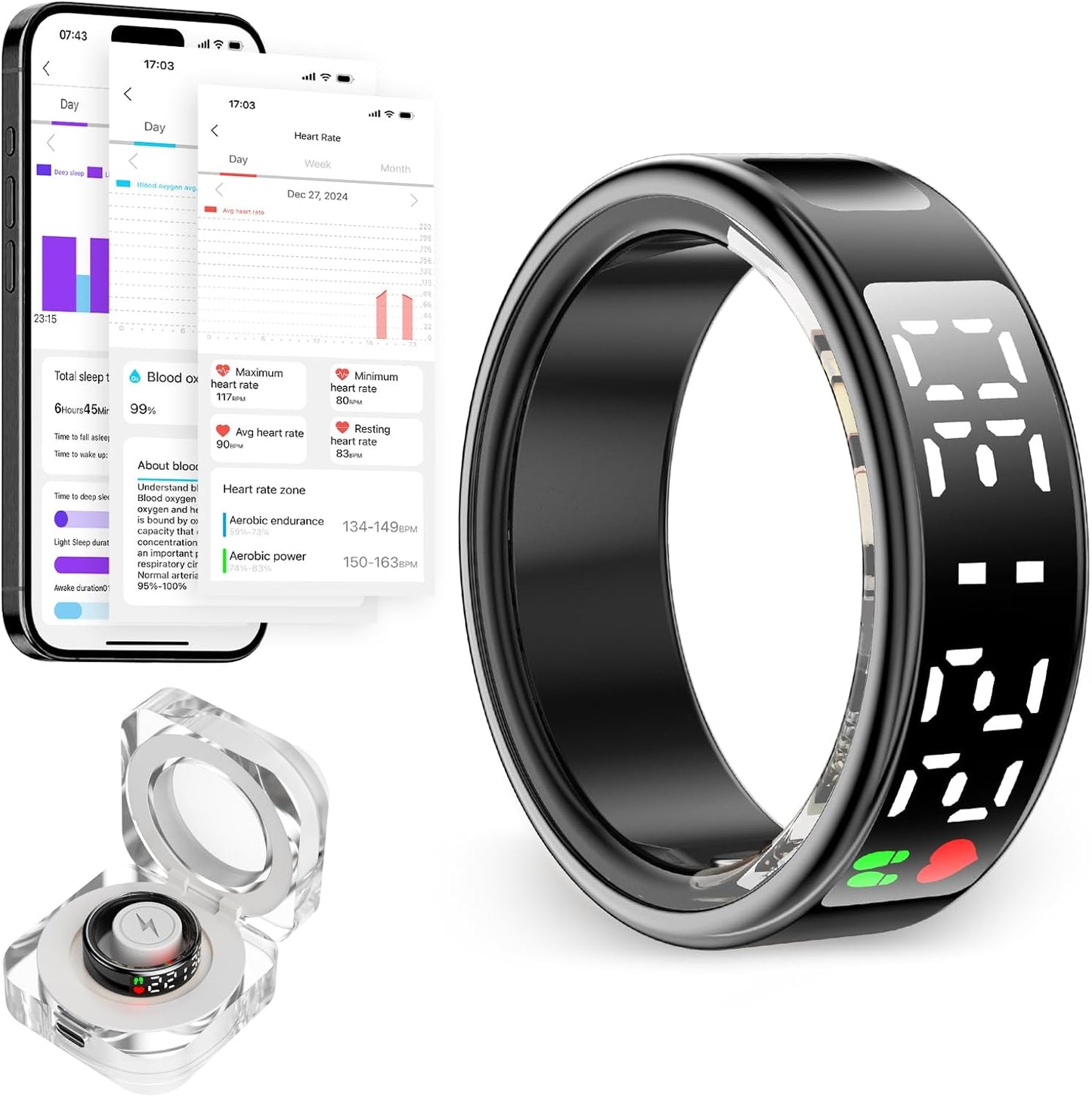 Smart Health Ring: Track Activity & Health with Ease