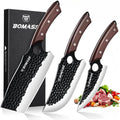 Butcher Knife Set - Hand Forged Japanese Meat Cleaver & More