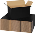 30 Pack 11x6x6 Black Shipping Boxes Medium - Durable Mailer Boxes