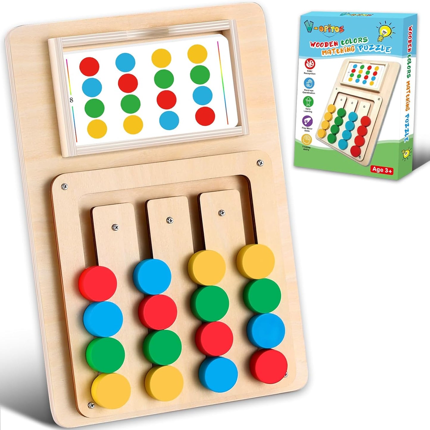 Montessori Color Matching Puzzle Game for Kids