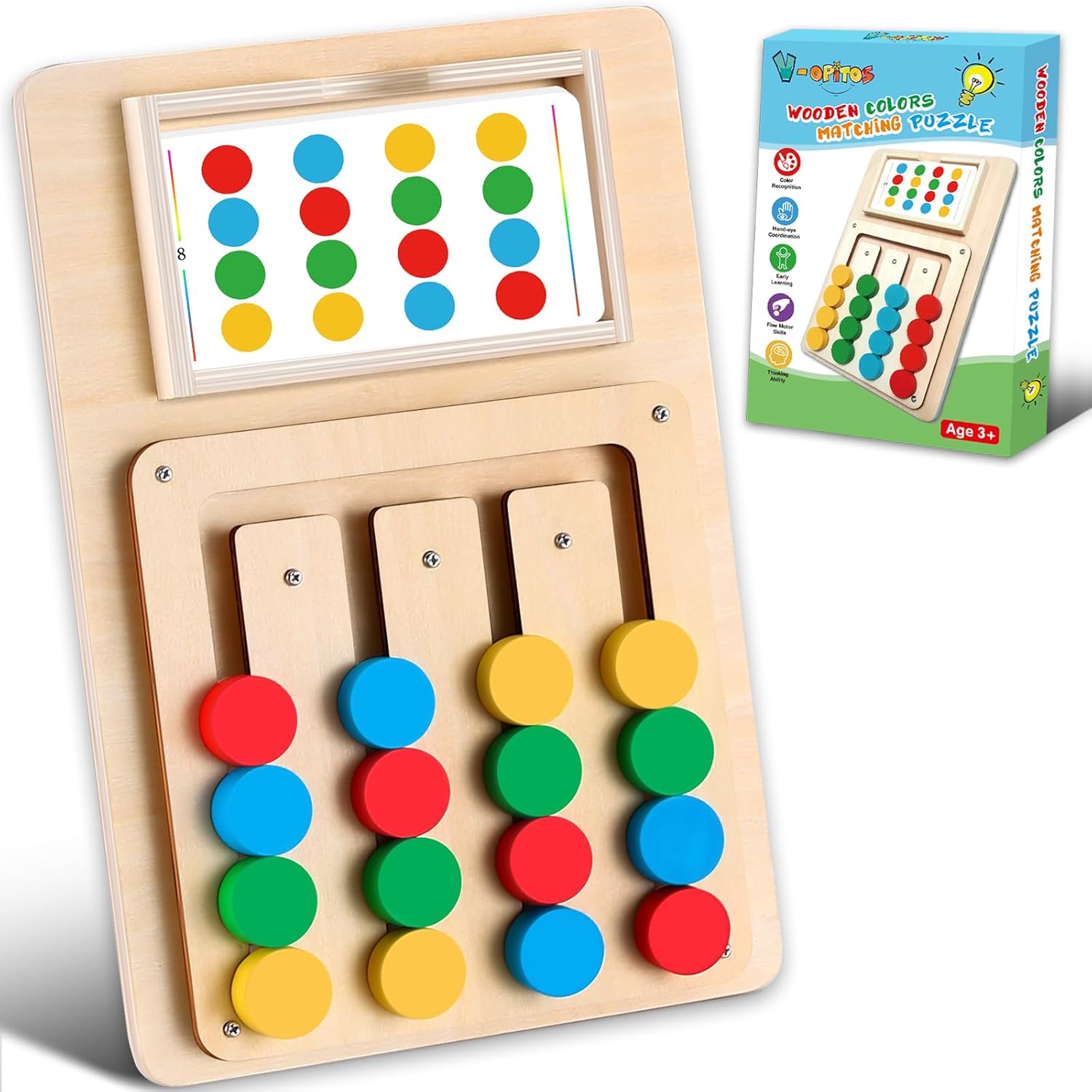 Montessori Color Matching Puzzle Game for Kids