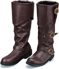 Cuffbow Pirate Costume Boots for Men - Vintage Renaissance Style