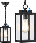 11ft Dusk to Dawn Outdoor Pendant Light - Automatic Porch Lantern