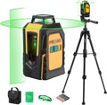 PREXISO 360 Green Laser Level with Tripod - Accurate 100 Ft Layout