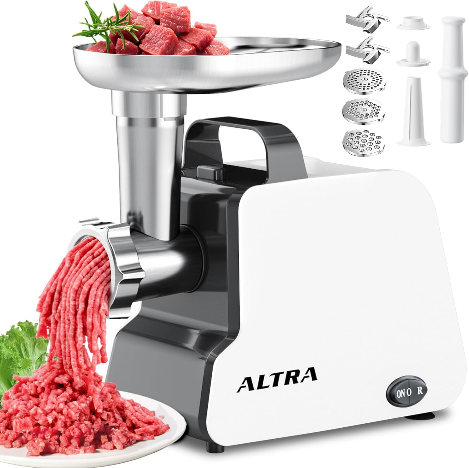 Electric Meat Grinder with 2300W Power for Home Kitchen Use