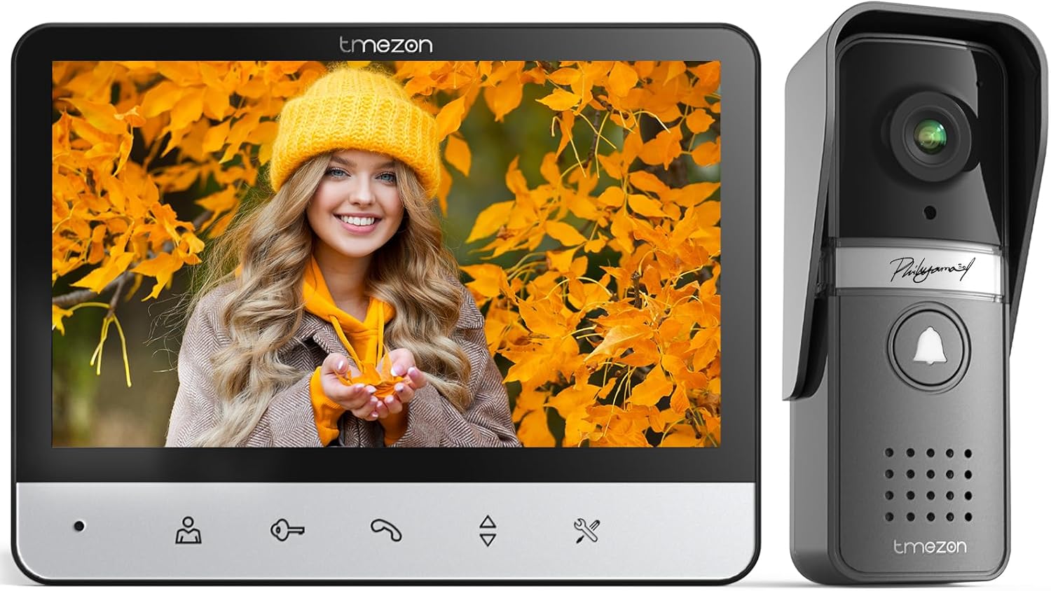 TMEZON 7 Video Intercom Kit - Unlock & Monitor with Ease