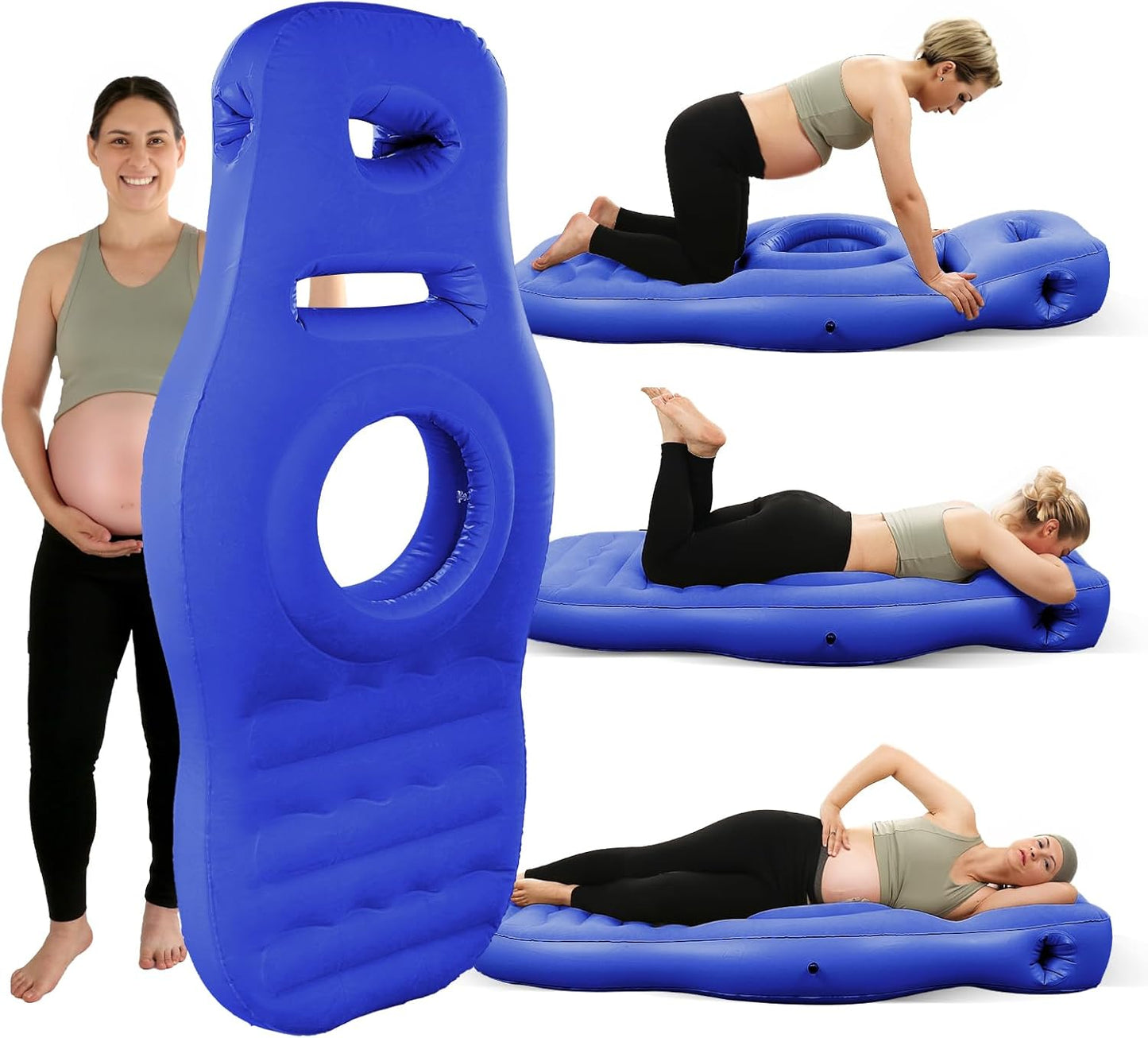 Inflatable Pregnancy Pillow with Hole for Comfortable Sleep
