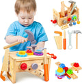Kids Tool Set 29 PCS Wooden Toddler Tool with Box - Montessori STEM