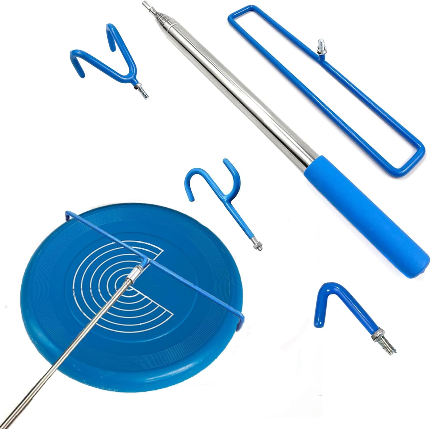 16ft Telescopic Disc Golf Retriever - Stainless Steel