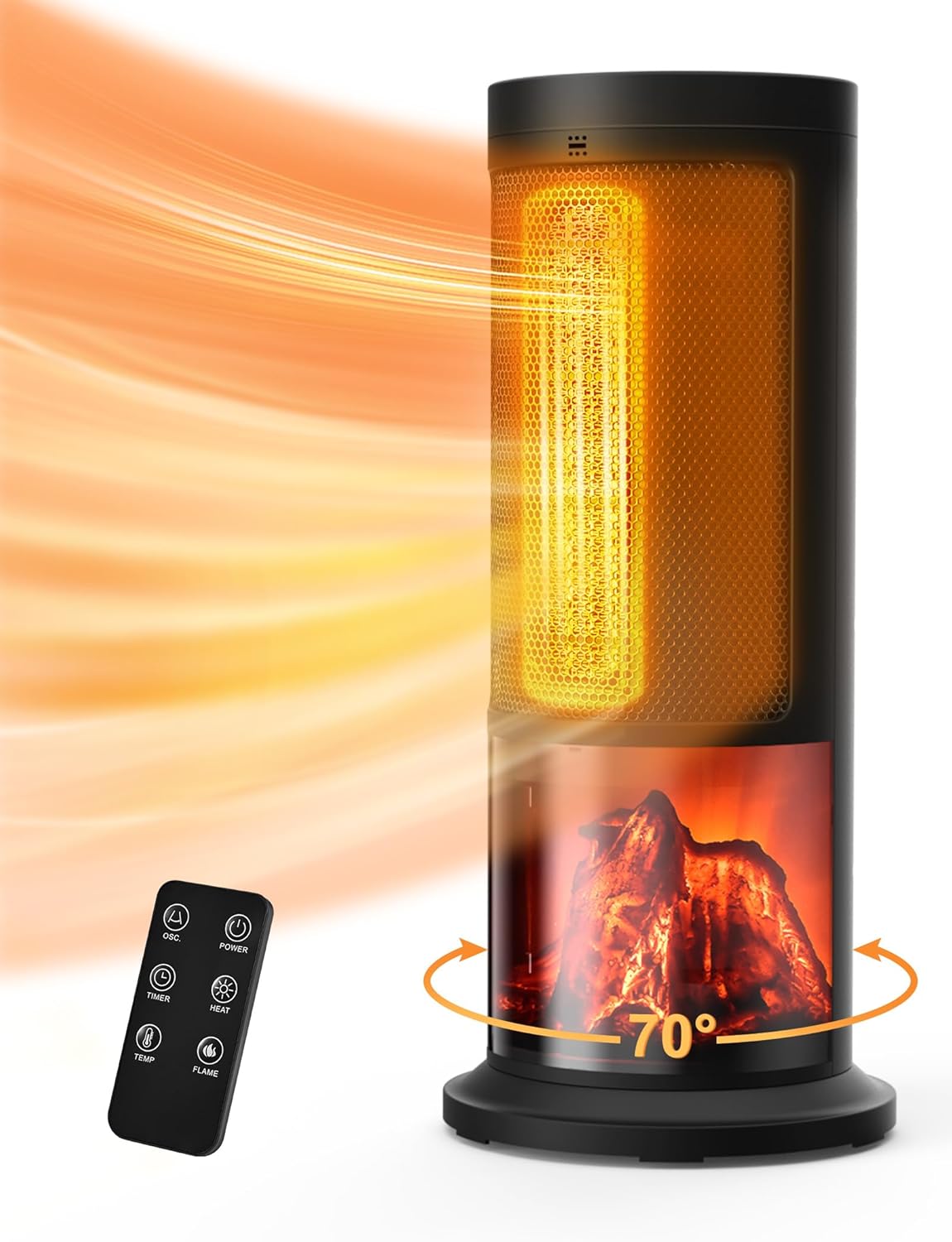 TRUSTECH 17 Space Heater: Quiet, Portable Comfort