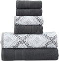 Capri 6-Piece Reversible Jacquard Towel Set - Spa-Soft Comfort