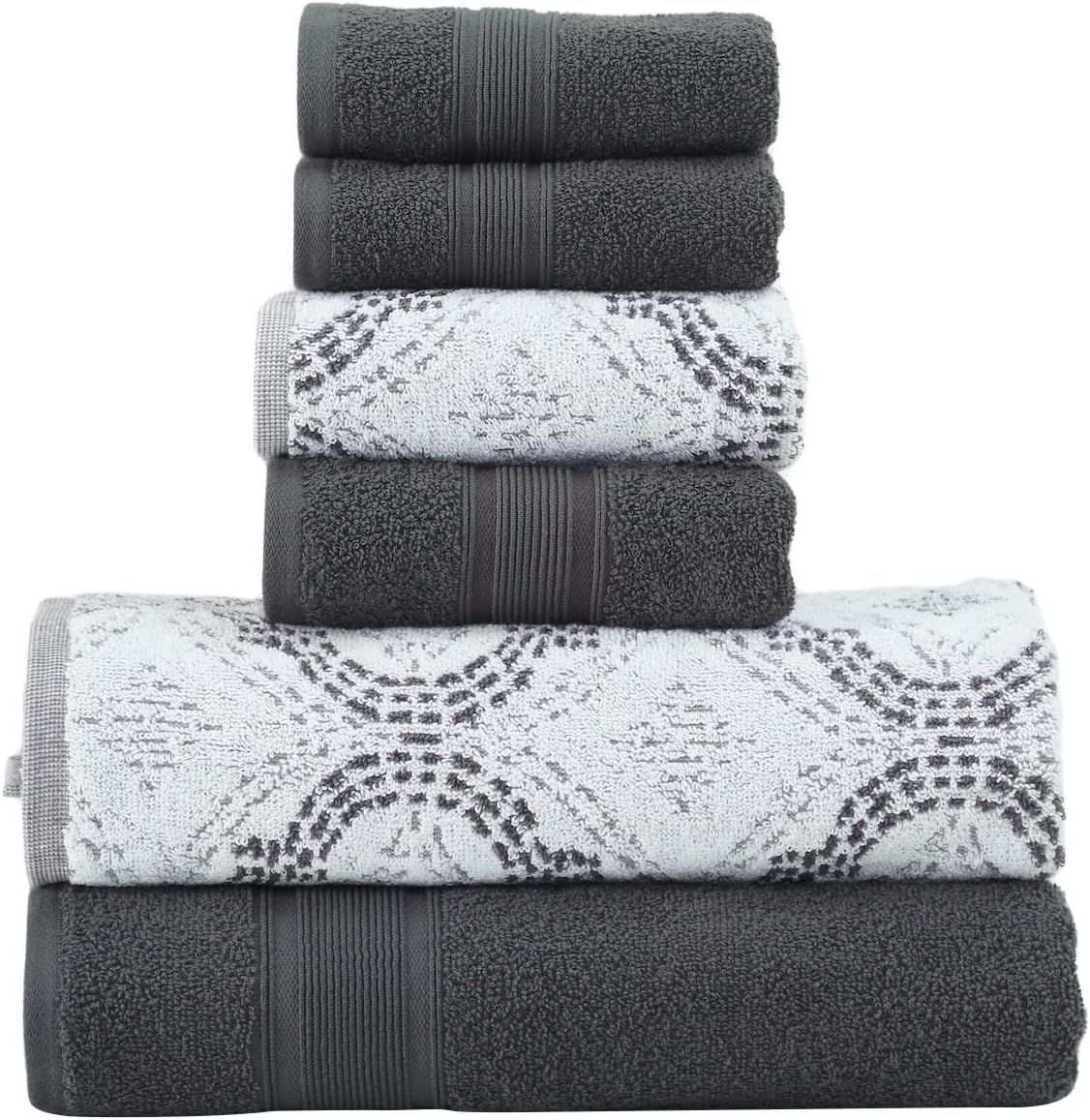 Modern Threads Capri 6-Piece Reversible Towel Set for Luxury
