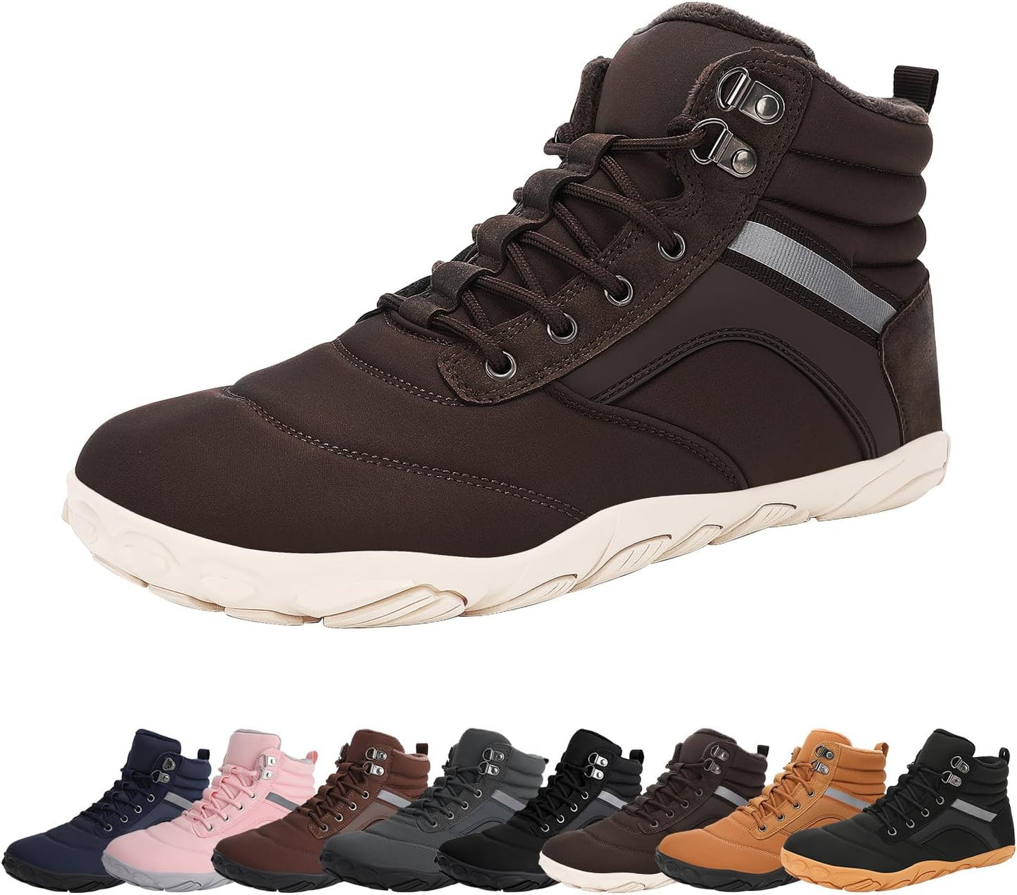 Womens Mens Winter Barefoot Boots for Comfort and Warmth