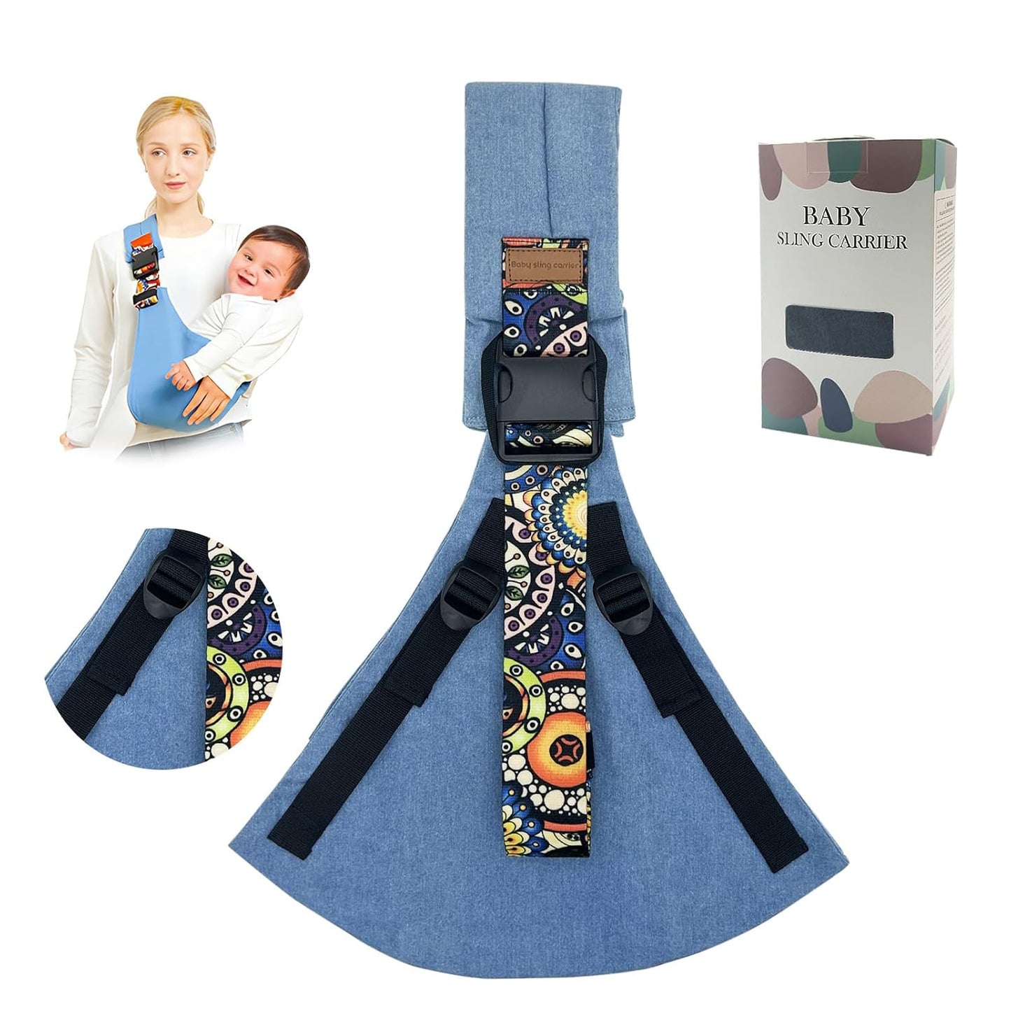 Upgraded 2025 Baby Sling: Carry Comfortably!