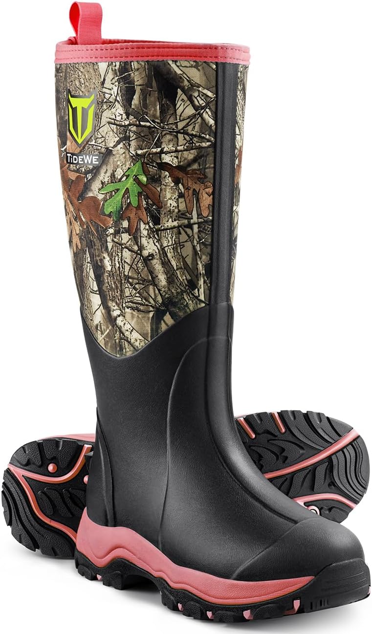 TIDEWE Women's Hunting Boot: Insulated Waterproof Comfort