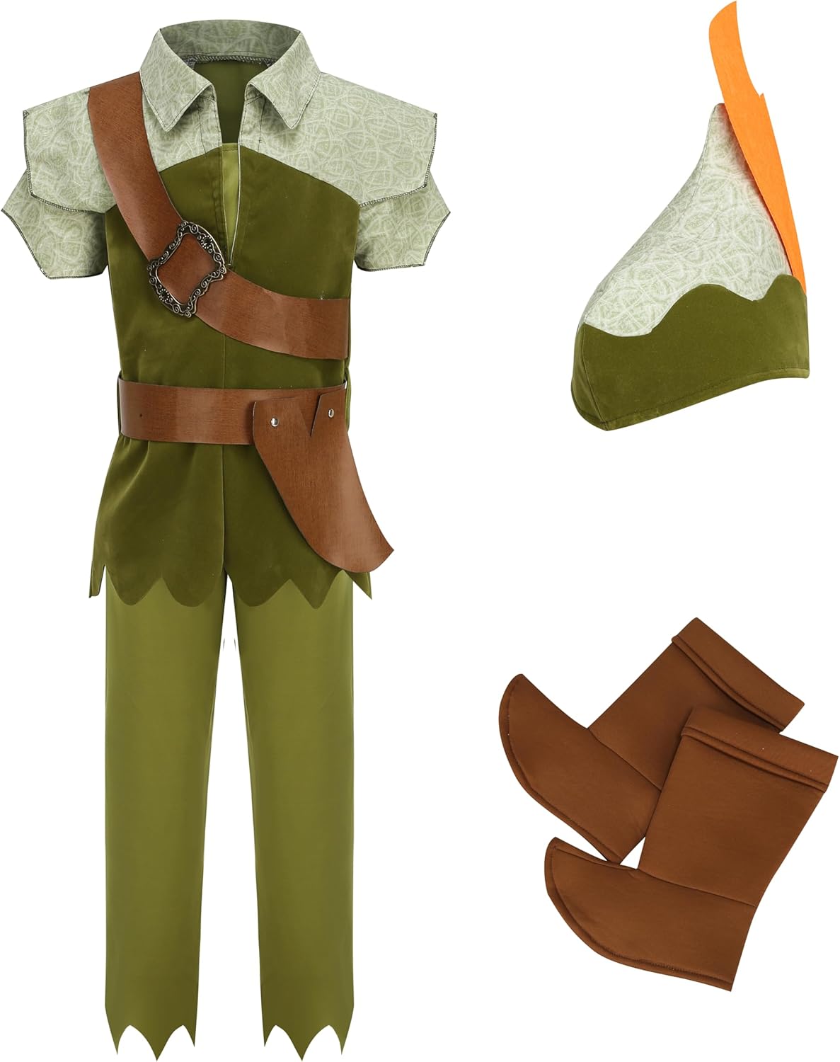 Kids Peter Pan Costume Set for Magical Adventures and Play