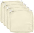 Patio Cushion Covers 22 in x 22 in x 4 in - Waterproof 4-Pack
