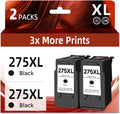 Remanufactured 275XL Black Ink Cartridges 2-Pack - High Yield