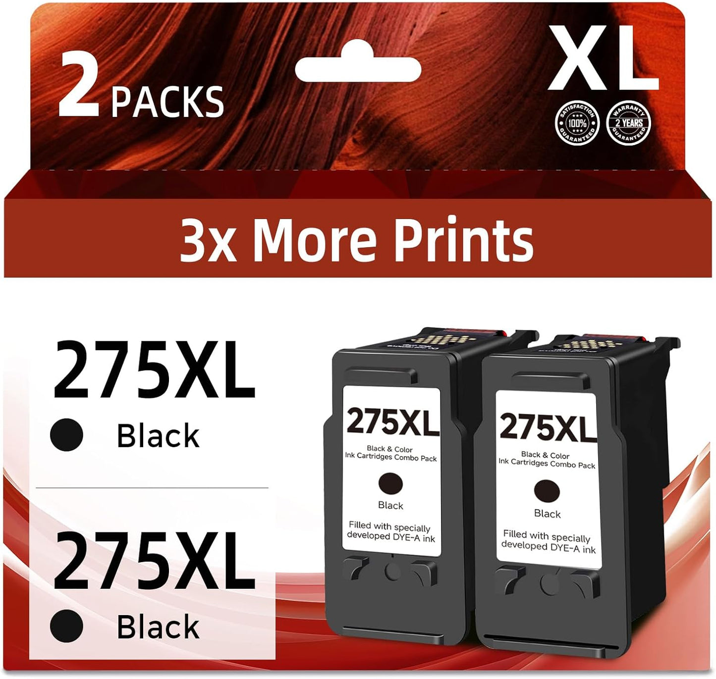 Remanufactured Ink Cartridges for Canon 275XL Black PGI275