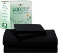 King Sheet Set 600 TC Sateen Cotton - Deep Pocket Luxury