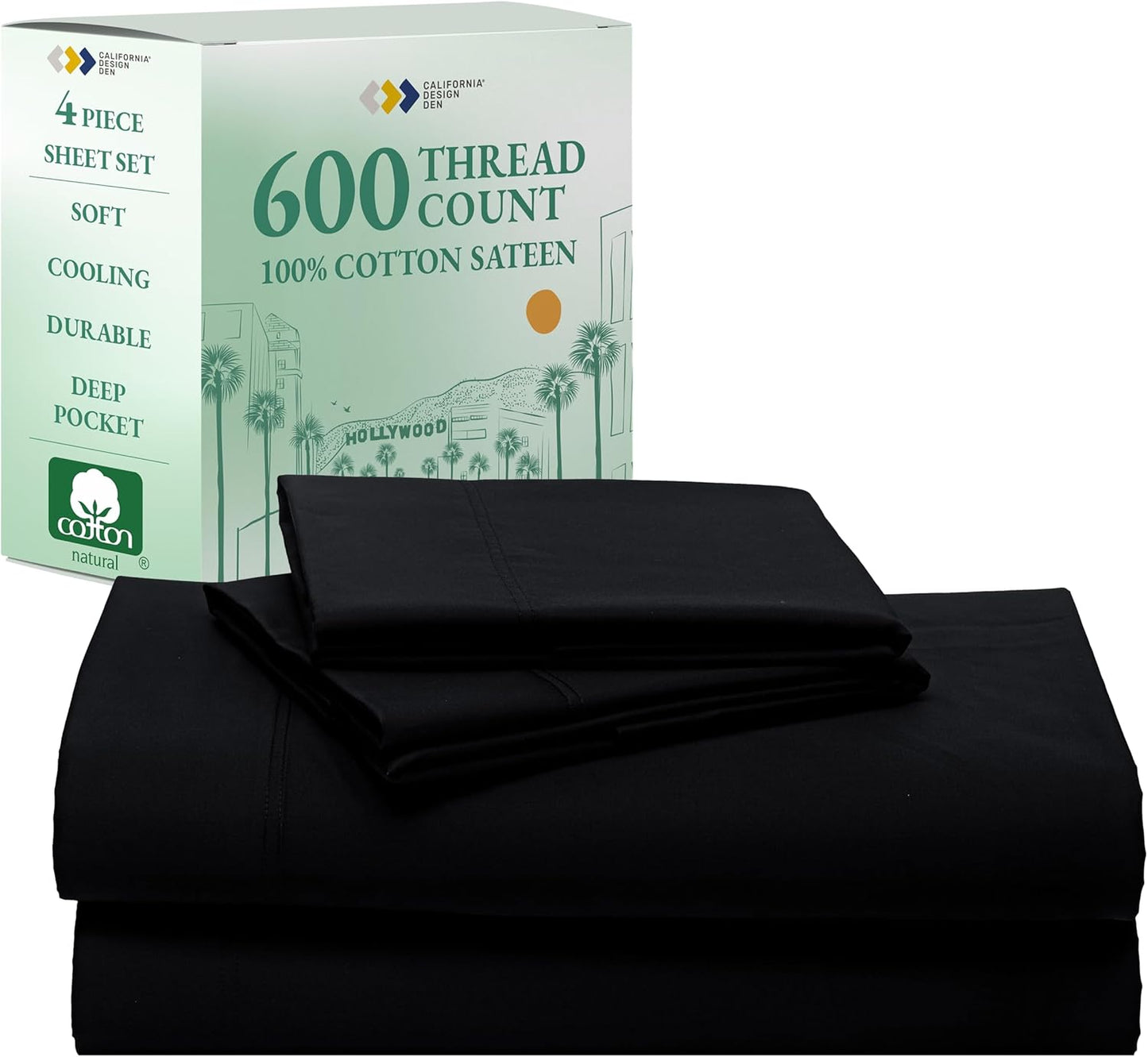 Luxury 600 Thread Count King Sheet Set for Ultimate Comfort