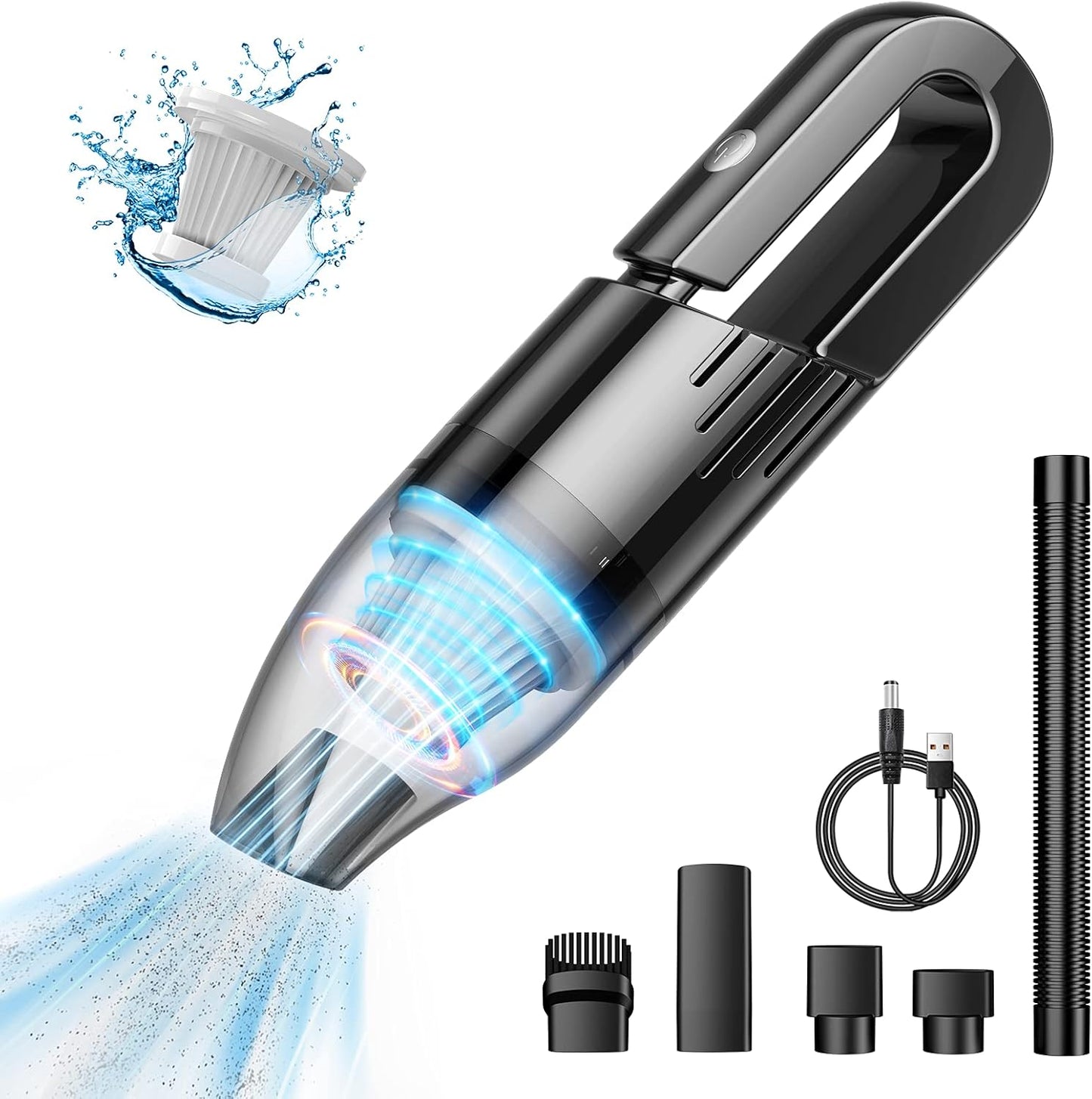UPFOX Mini Cordless Vacuum - Pet Hair Cleaning Power!