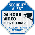 Video Surveillance Sign CCTV Security Alert 18x18 in - Reflective