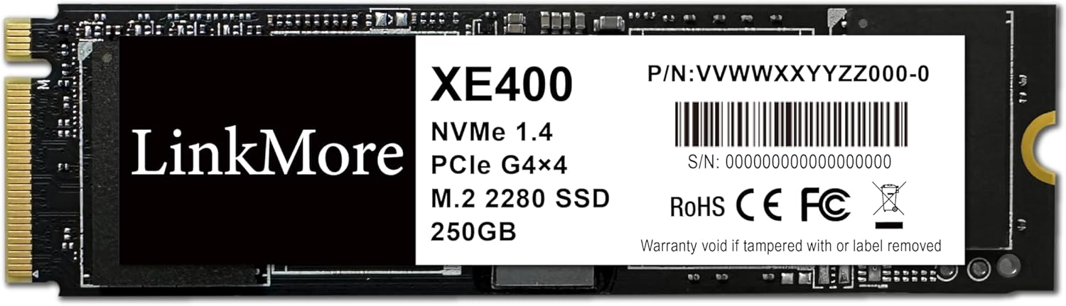 LinkMore XE400 250GB M.2 PCIe Gen4 NVMe Internal SSD Review