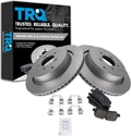 TRQ Rear Brake Pad & Rotor Kit for Land Rover - Reliable Rear Stop