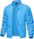 MAGCOMSEN Men's Bomber Jacket Lightweight Windbreaker - Casual Zip fit