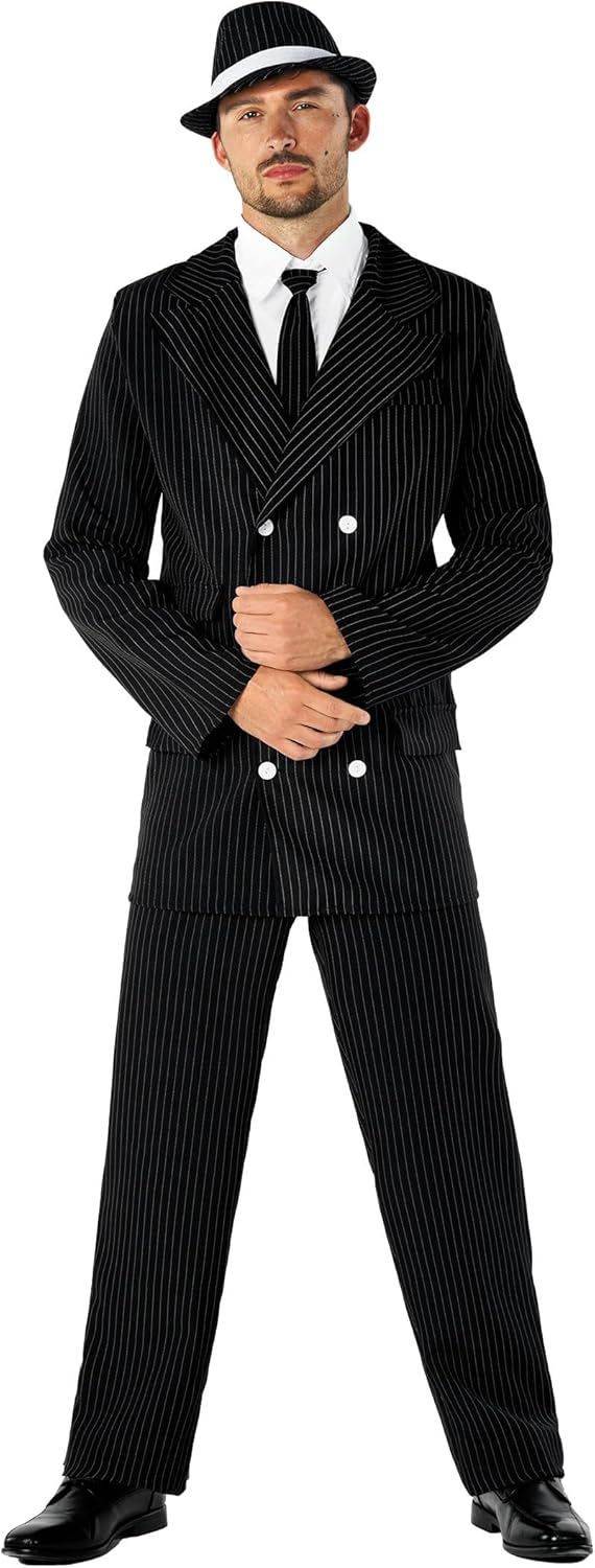 Gangster Costume Men - 1920s Roaring 20s Vintage Outfit