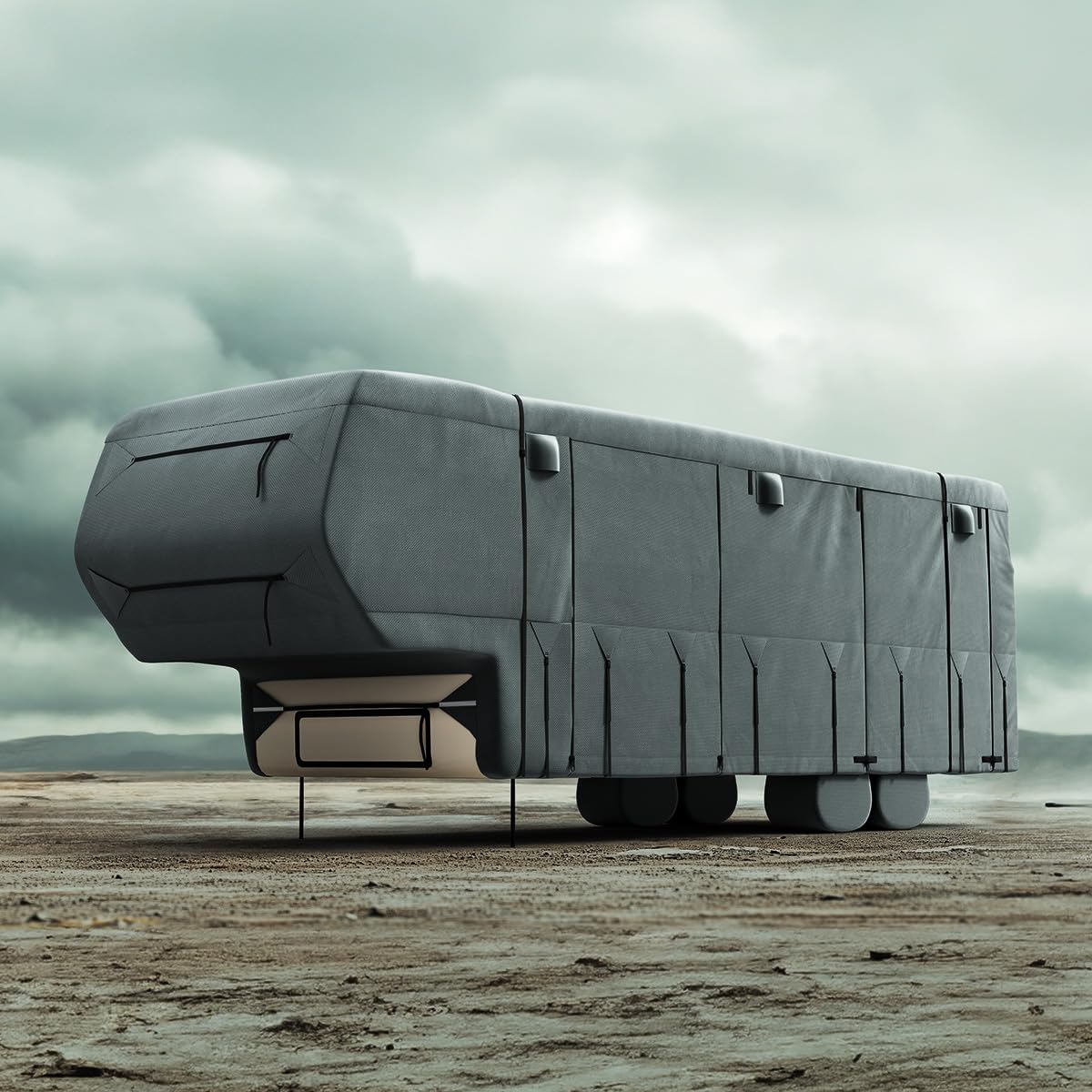 Heavy Duty 5-Layer RV Cover for 29-33ft 5th Wheel Campers