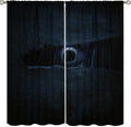Horror Eyes Halloween Curtains, Spooky Shadows 42x45in