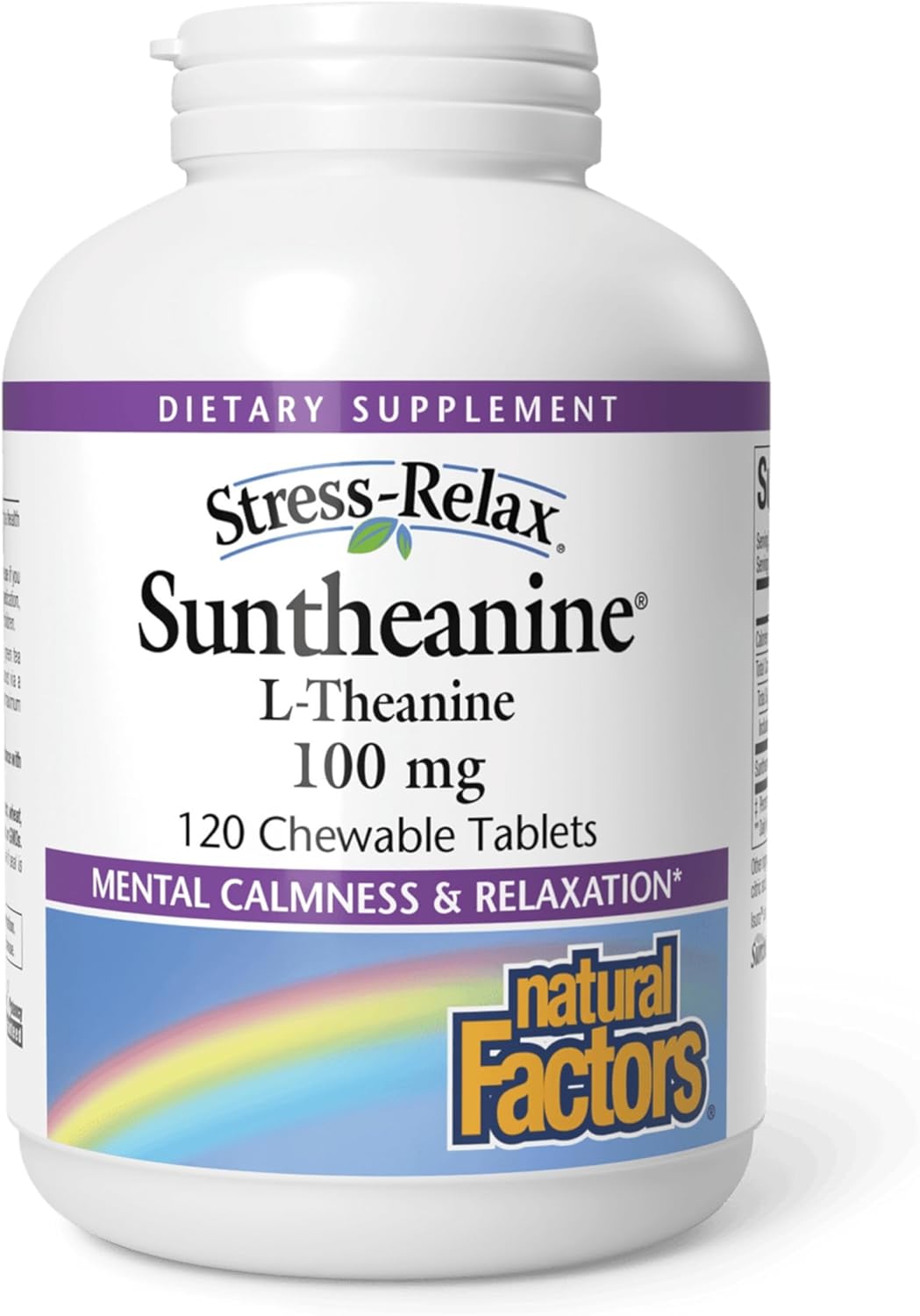 Natural Factors Stress-Relax Chewable L-Theanine for Calmness