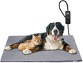 Toozey Large Heated Pet Mat 35x24 in - Warm Indoor Bed for Dogs