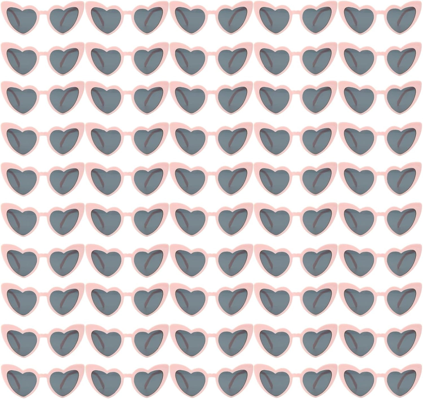 12 Pairs Heart Shaped Sunglasses for Bachelorette Party Fun