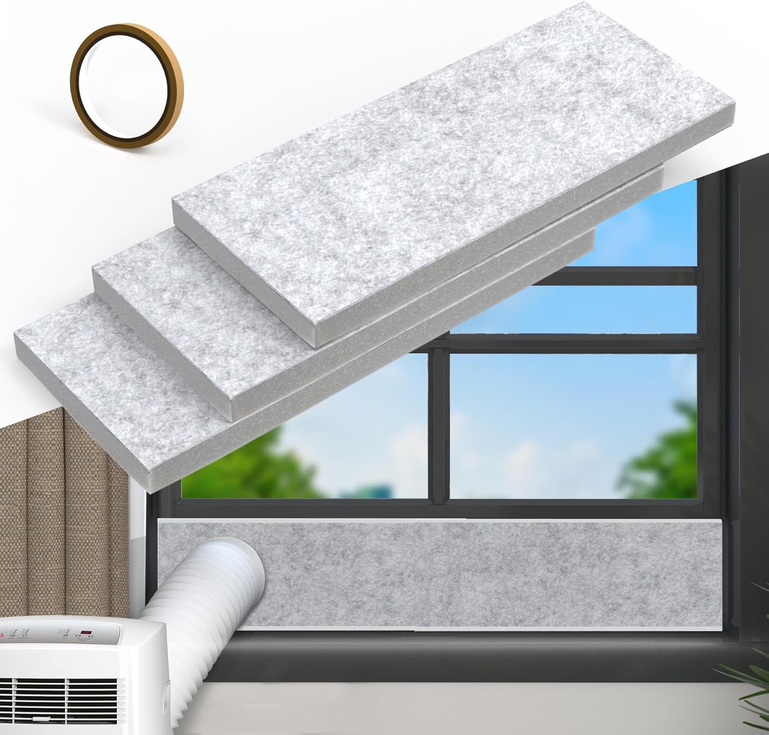 Flamorrow Insulated Foam Panels - Seal Heat & Silence Noise!