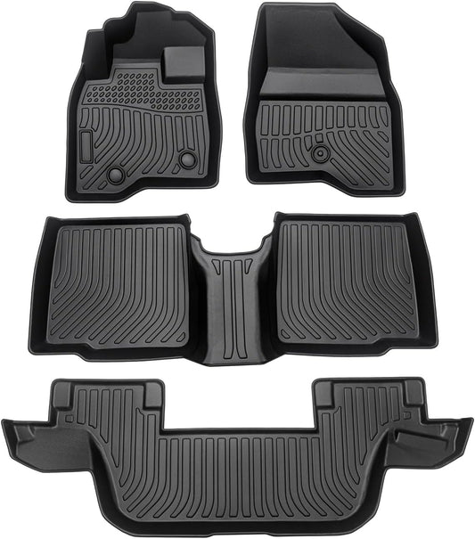 Custom Fit All Weather Floor Mats for 2015-2019 Ford Explorer
