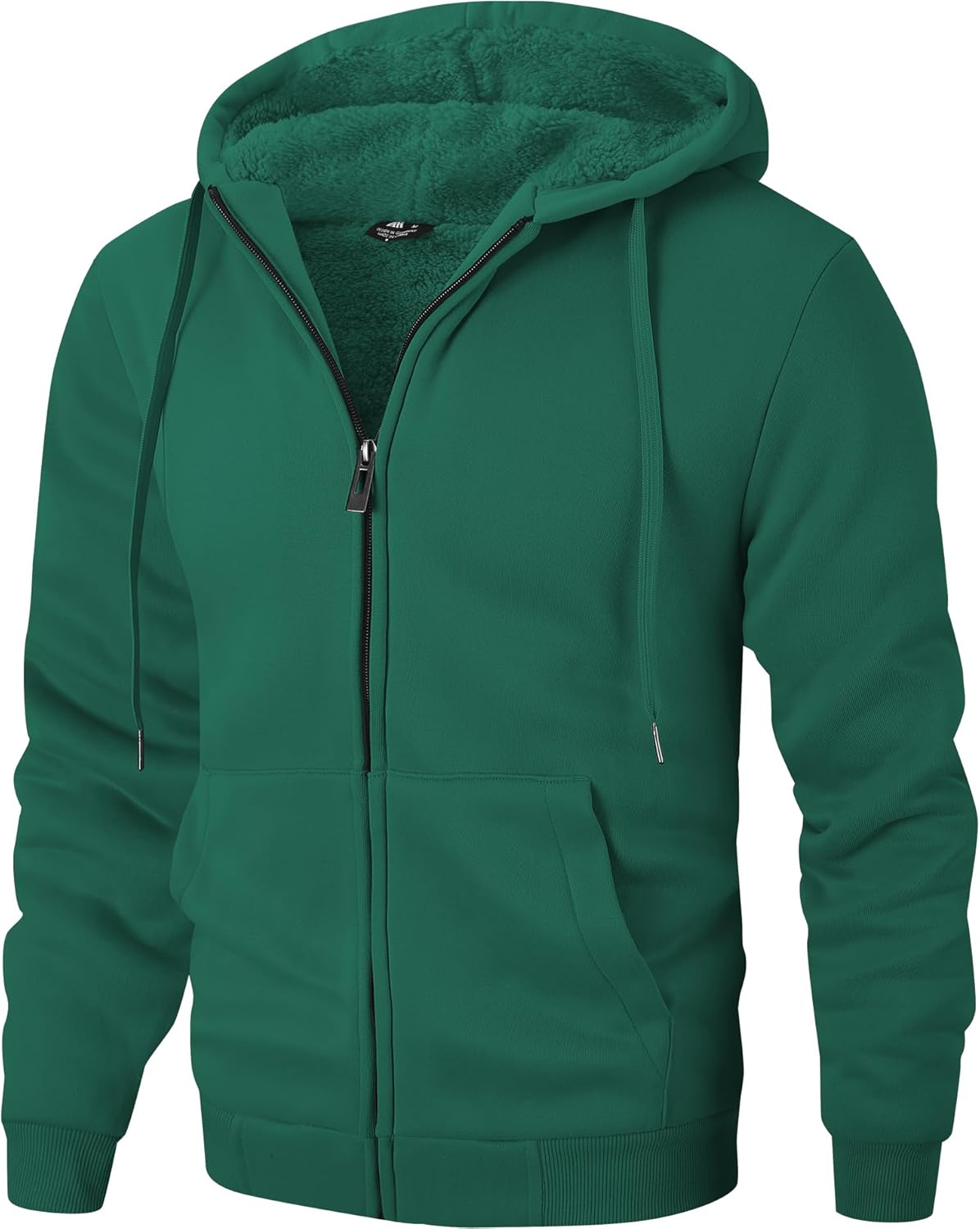 ZITY Men's Zip Up Hoodie Heavyweight Winter Sweatshirt Jacket