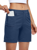 Women's 5ft Hiking Golf Shorts - Stretch Quick Dry with Cargo Pockets