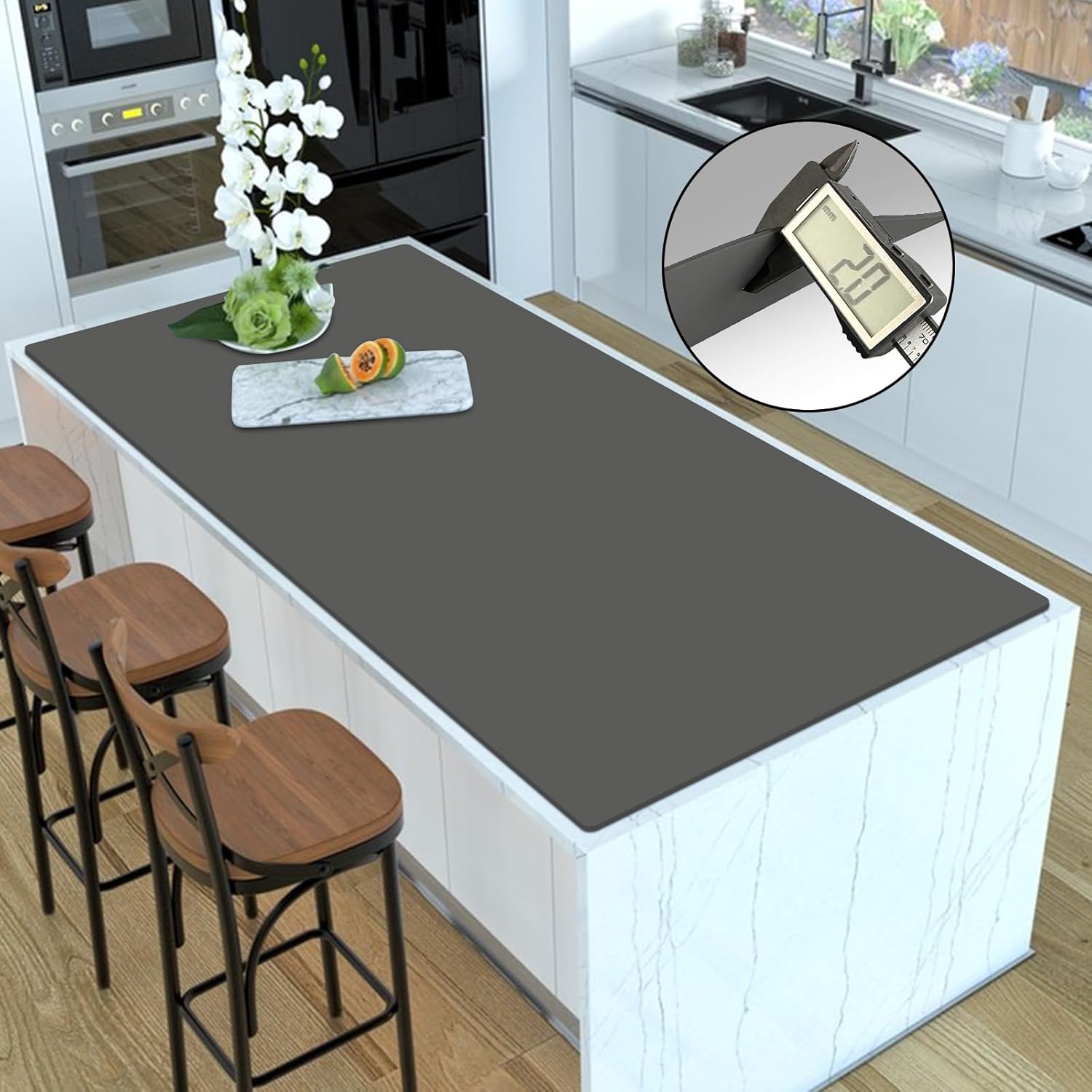 Extra Large Silicone Mat for Kitchen Counter - Durable & Safe