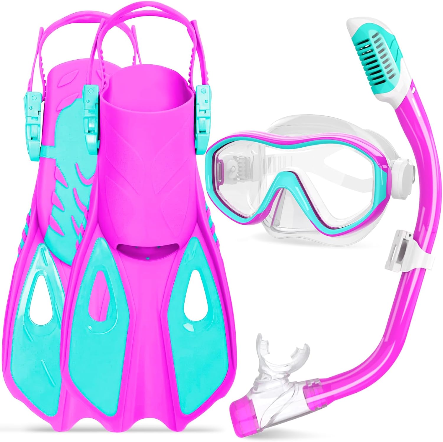 GoseWave Snorkeling Gear for Kids - Anti-Fog Diving Mask Set