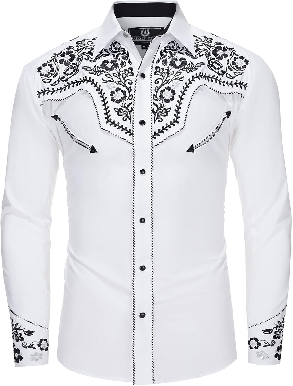 Stylish Western Embroidered Cowboy Shirts for Men - Casual Wear